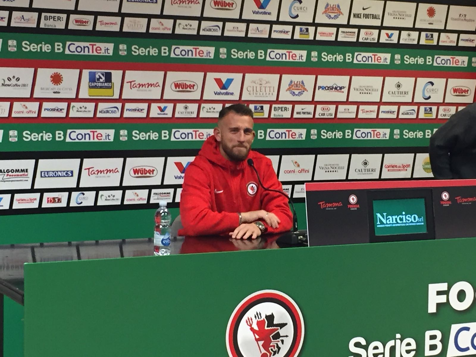 Foggia, Tommaso Coletti: ”Dobbiamo cercare di stringere i denti e spingere. Abbiamo una partita importante, non c’è tempo di piangersi addosso.”