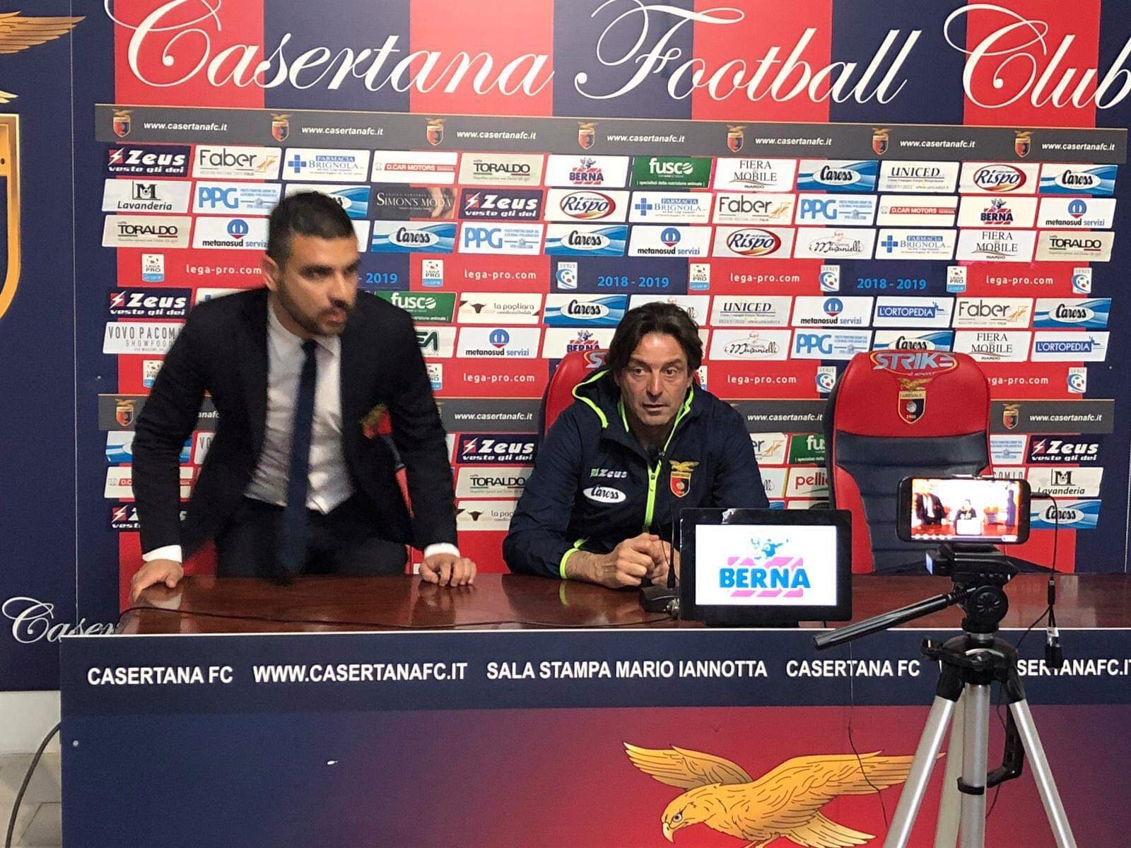 Casertana, Coraggio: “Ci è mancata la zampata negli ultimi venti metri. Lavoriamo per superare i limiti”